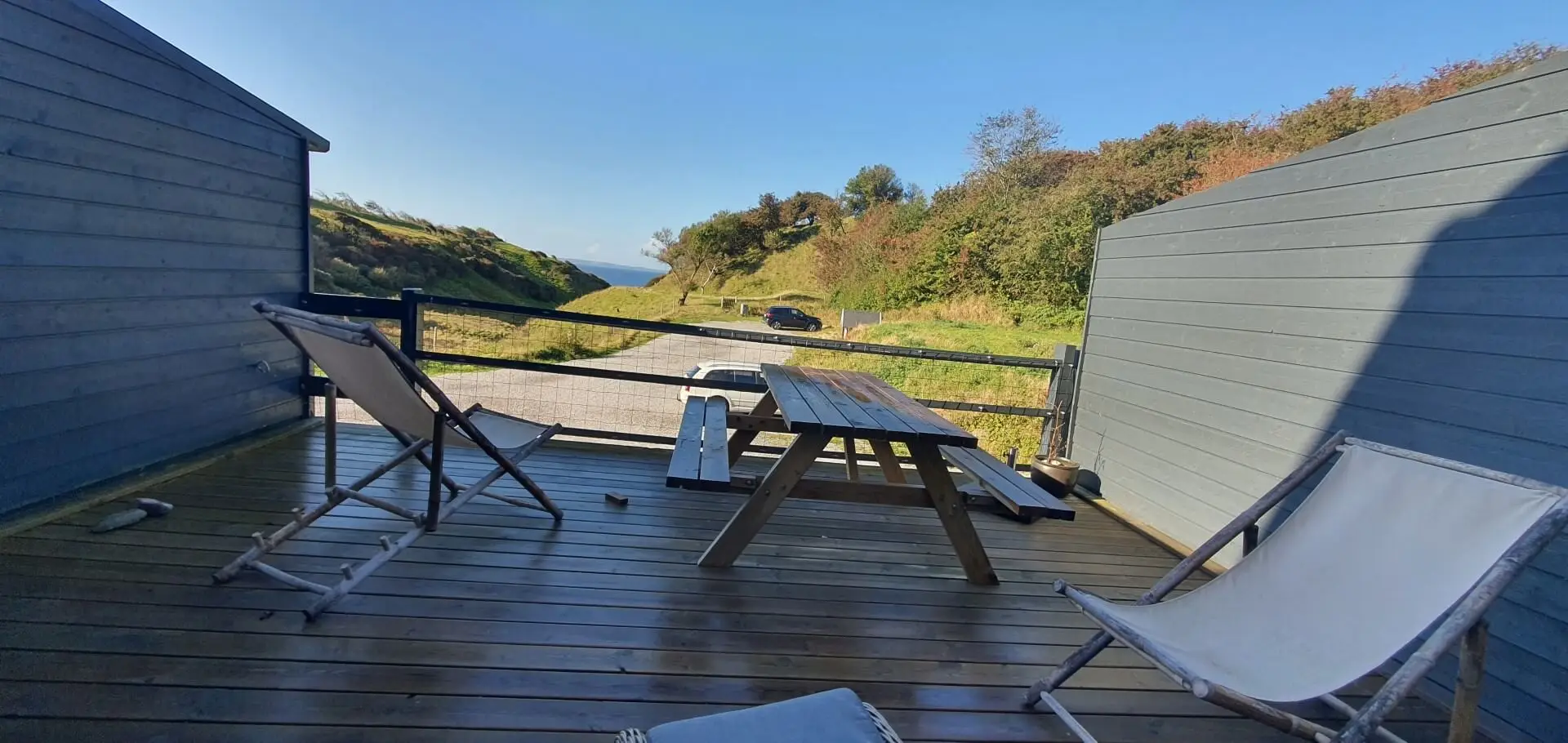 Udsigt fra terrassen